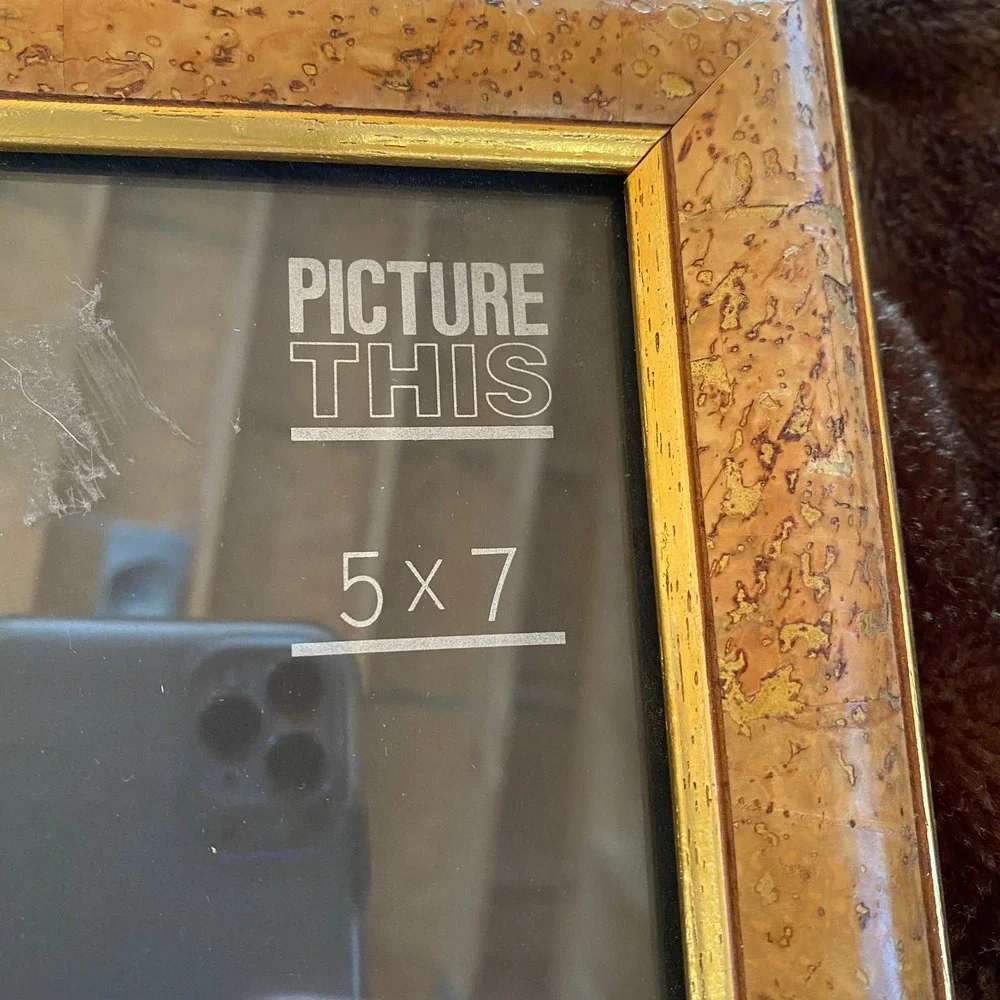Picture This‎ 9” x 7” Cork-Edge Photo Frame for 5”x7” Photos